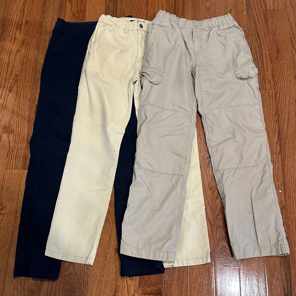 Boys Khaki Dress Pants lot size 14 Uniform Pants
